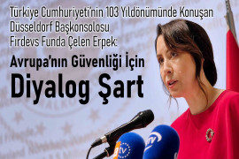 DÜSSELDORF'TA ÇİFTE COŞKU YAŞANDI